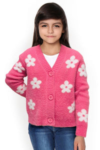 Rosy Girl Cardigan- Pink