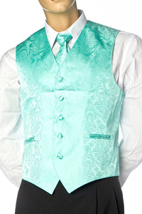 Mens Best Dressed Vest- Paisely