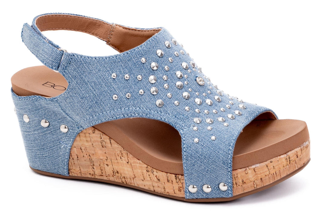 Docie Doe Wedge - Denim