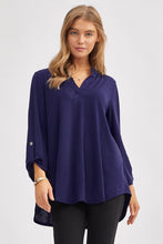 Load image into Gallery viewer, Lizzy 3/4 Sleeve -Navy