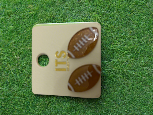 Football Stud Earrings