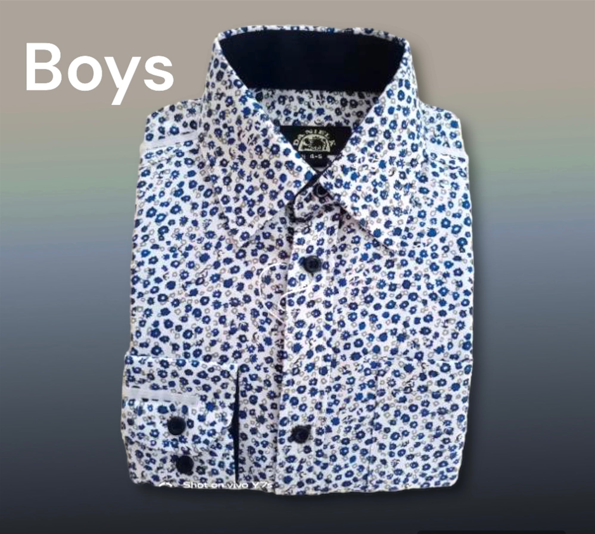 boys floral dress shirt Light Grey Purple Texture Boys Floral Hawaiian Shirts