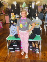 Load image into Gallery viewer, Pink Polka Jeans