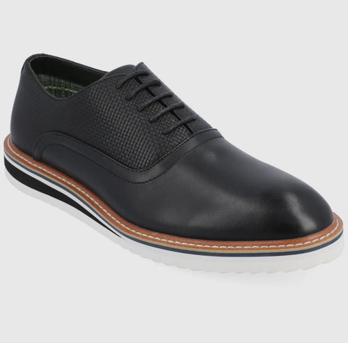 Webber Plain Toe Hybrid Dress Shoe-Black