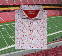 Load image into Gallery viewer, Game Day Polo -Red/Yellow
