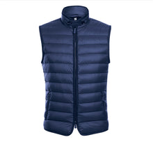 Load image into Gallery viewer, Jonathan Nylon Puffer Vest - Navy 831-10