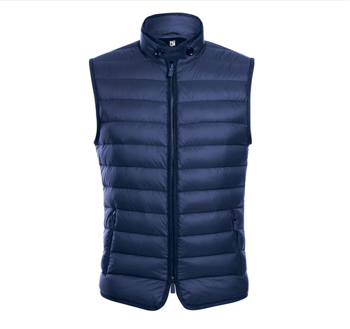 Jonathan Nylon Puffer Vest - Navy 831-10