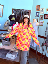 Load image into Gallery viewer, KC Football Check Kid&#39;s Sherpa Fleece Hoodie Blanket