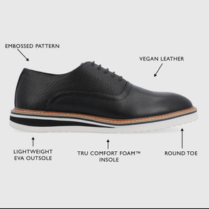 Webber Plain Toe Hybrid Dress Shoe-Black