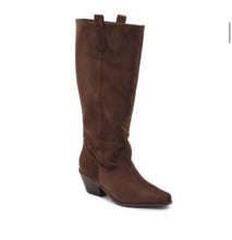 Load image into Gallery viewer, City Slicker Boot Faux Chocolate Suede