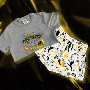 Girls Yellow Jacket Sport Shorts
