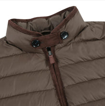 Load image into Gallery viewer, Jonathan Nylon Puffer Vest - Brown 831-3