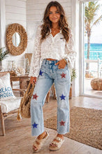 Load image into Gallery viewer, Sequin Stars of Liberty Jeans