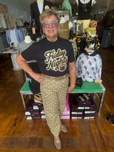Load image into Gallery viewer, Polka Dot Barrel Jeans -Latte/White