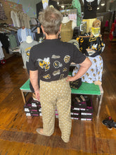 Load image into Gallery viewer, Polka Dot Barrel Jeans -Latte/White