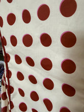 Load image into Gallery viewer, Auburn Polka Dots Dress- Ecru/Auburn