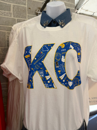 KC -Game Day Print Blue ⚾️