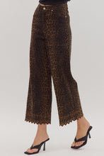 Load image into Gallery viewer, Dark Leopard Embroidered Pant