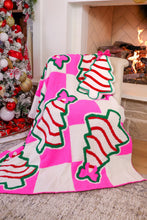 Load image into Gallery viewer, Pre-Order Christmas Cake Checkered Blanket