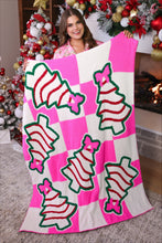 Load image into Gallery viewer, Pre-Order Christmas Cake Checkered Blanket
