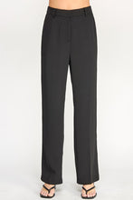 Load image into Gallery viewer, Wide Leg Trouser- Black