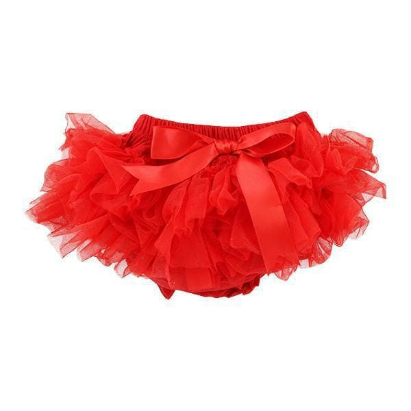 Baby Ruffle Bloomer Tutu -Red