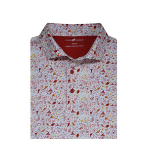 Game Day Polo -Red/Yellow