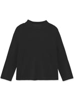 Load image into Gallery viewer, Girls Long Sleeve Mock Neck - Black