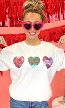 Load image into Gallery viewer, Glity Candy Heart Sweatshirt - White