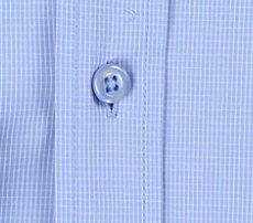 Easy Care Slim Shirt with Lycra SS210 - Lt Blue Soft Check