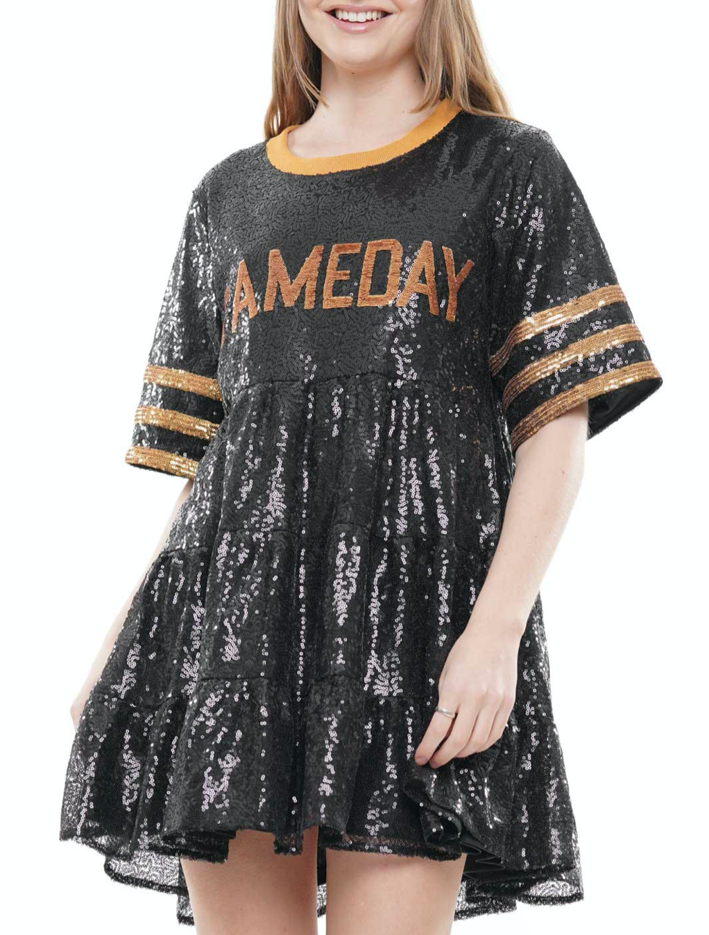 game day sequin dress Boujee Game Day Sequin Dress (3 Colors) Green