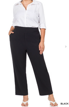 Load image into Gallery viewer, Stretch Pull-On  Dress Pants - Black