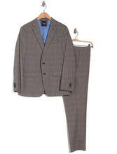 Load image into Gallery viewer, Glen Plaid Wool Blend Suit - Grey