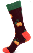 Load image into Gallery viewer, Men&#39;s Pumpkin Novelty Socks