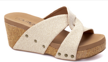 Load image into Gallery viewer, Bonnie Wedge - Gold Shimmer