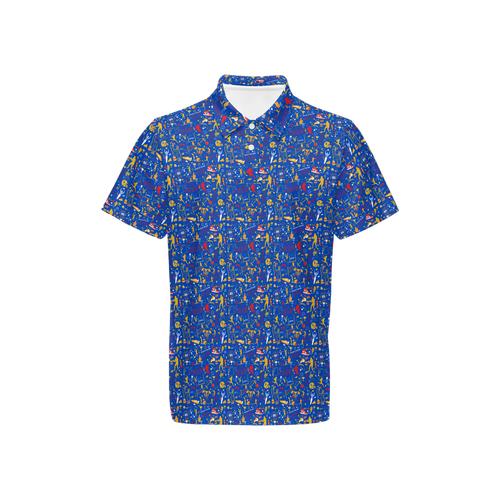 Kansas Polo Shirt-Heavyweight Matching Collar with Kansas