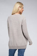 Load image into Gallery viewer, Melange Open Front Sweater Cardigan