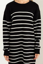 Load image into Gallery viewer, Casually Chic Striped Sweater Dress