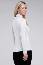 Load image into Gallery viewer, Ribbed Turtle Neck Long Sleeve Top