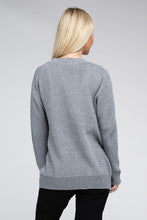 Load image into Gallery viewer, Melange Open Front Sweater Cardigan