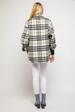 Load image into Gallery viewer, MULTI COLOR PLAID PATCHED SHIRT JACKET