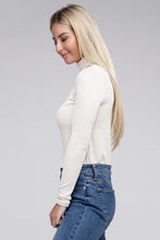 Load image into Gallery viewer, Ribbed Turtle Neck Long Sleeve Top