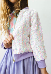 Girls Unicorn Flip Sequin Jacket