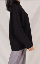 Load image into Gallery viewer, Lux Turtle Neck Sweater - Black